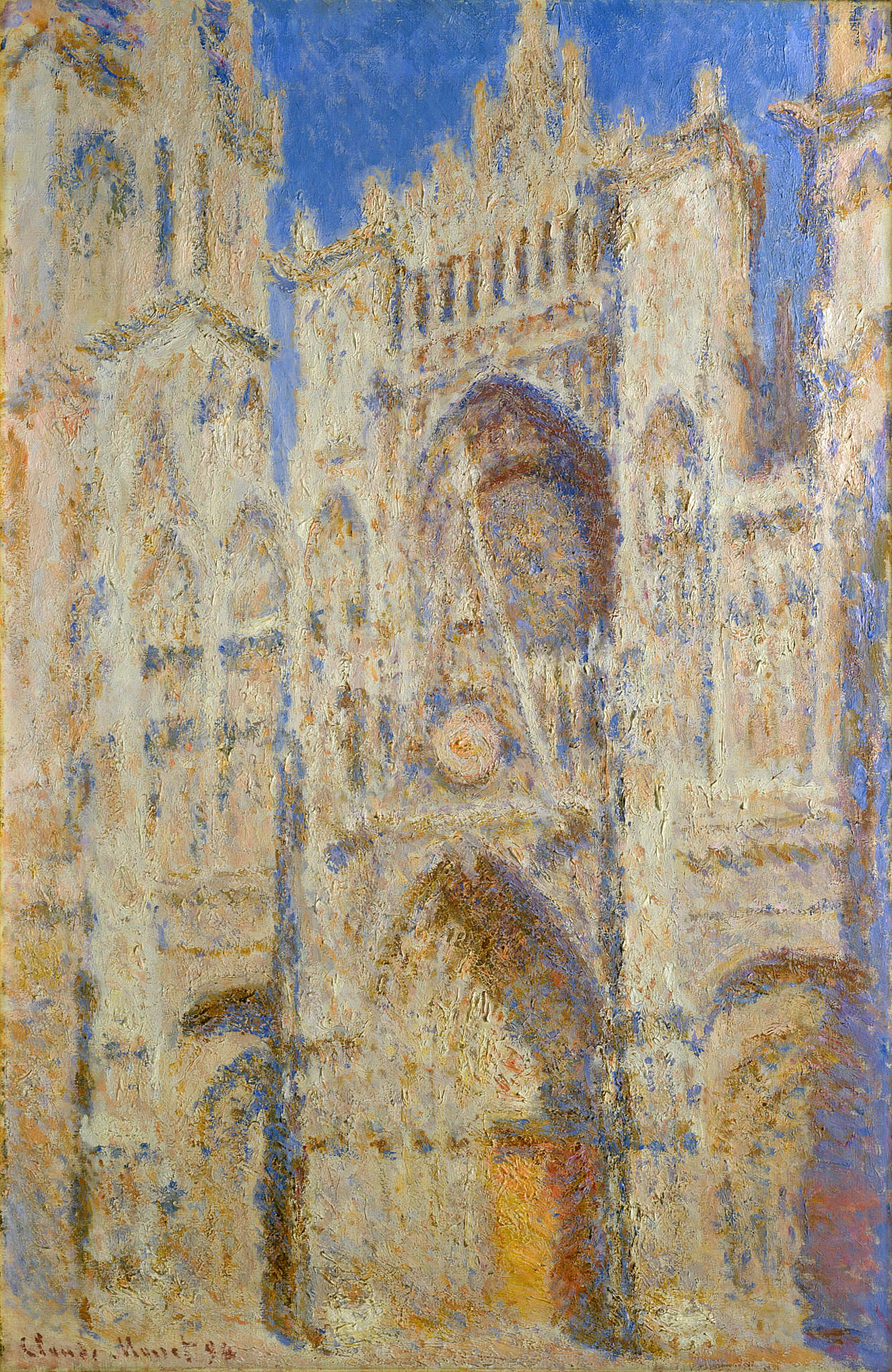 Rouen Cathedral, Portal in the Sun 1894